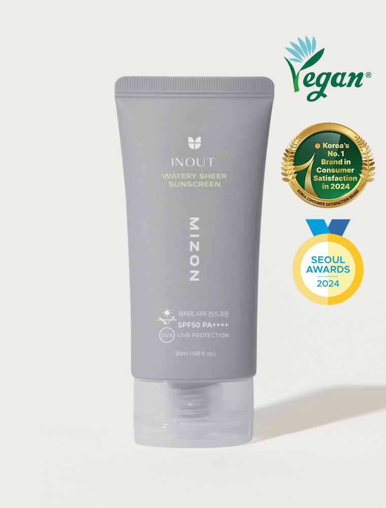 [GREEN CREAM] Inout Watery Sheer Sunscreen SPF 50 PA++++